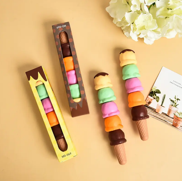 Ice-Cream Cone Multicolour Highlighters (May come in new packaging)