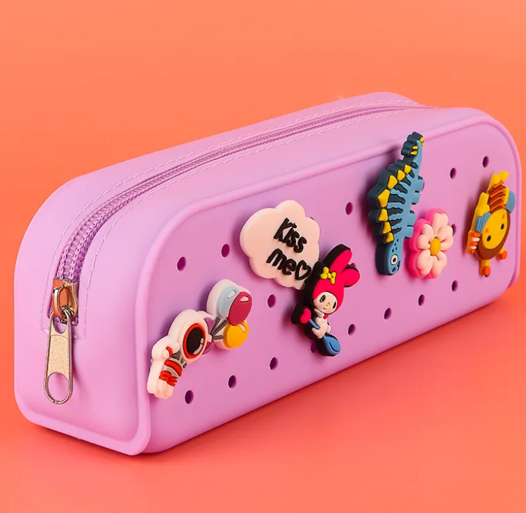 Personalize Croc Pencil Case with Charms (Charms to be purchased