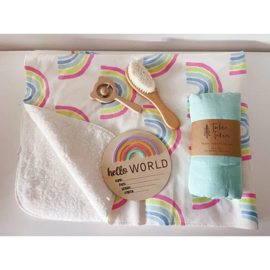 Large Baby Gift Box - Rainbow