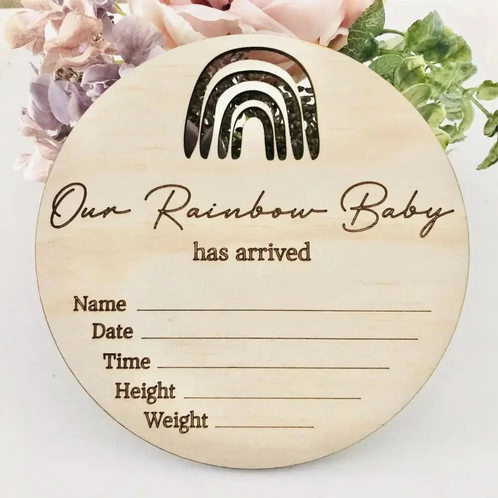 Our Rainbow Baby Birth Disc