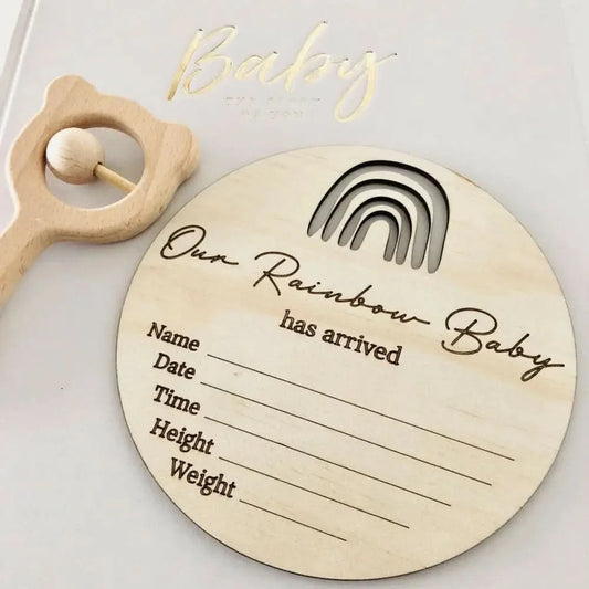 Our Rainbow Baby Birth Disc