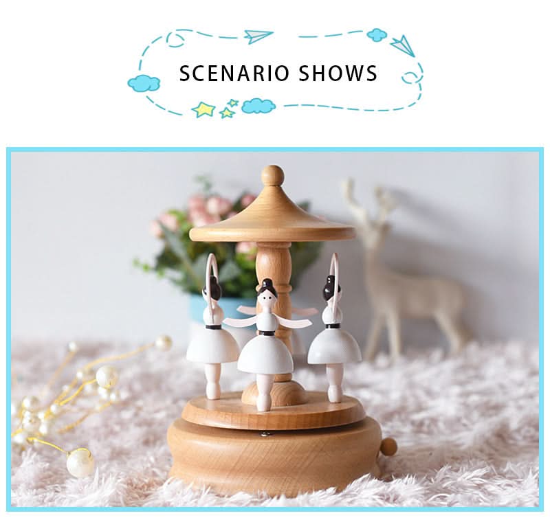 Ballerina Carousel Music Box
