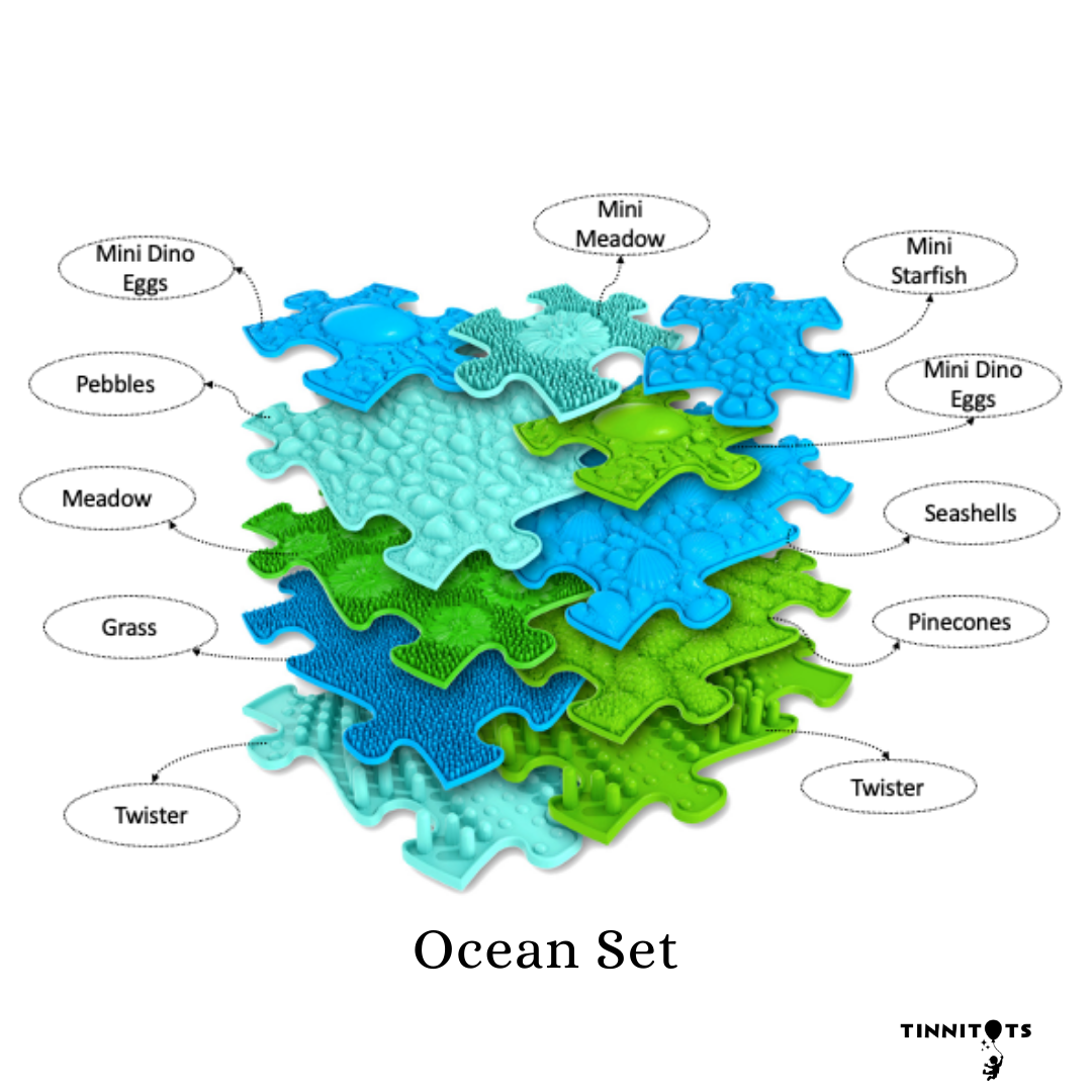 Ocean Sensory Playmat Set