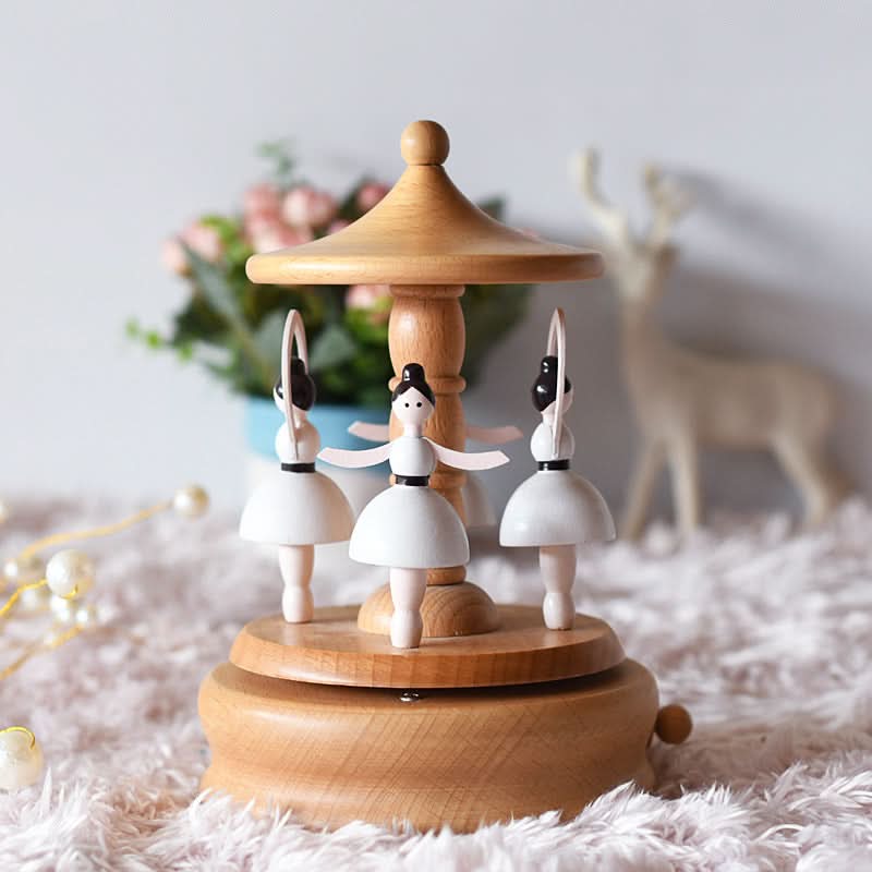 Ballerina Carousel Music Box