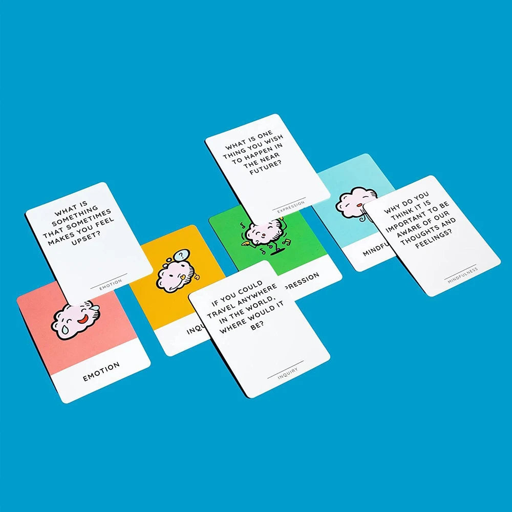50 Cards Mindful Talk English Version of Mindful Talk Children'S Card Game Family Party Leisure Cards Gifts