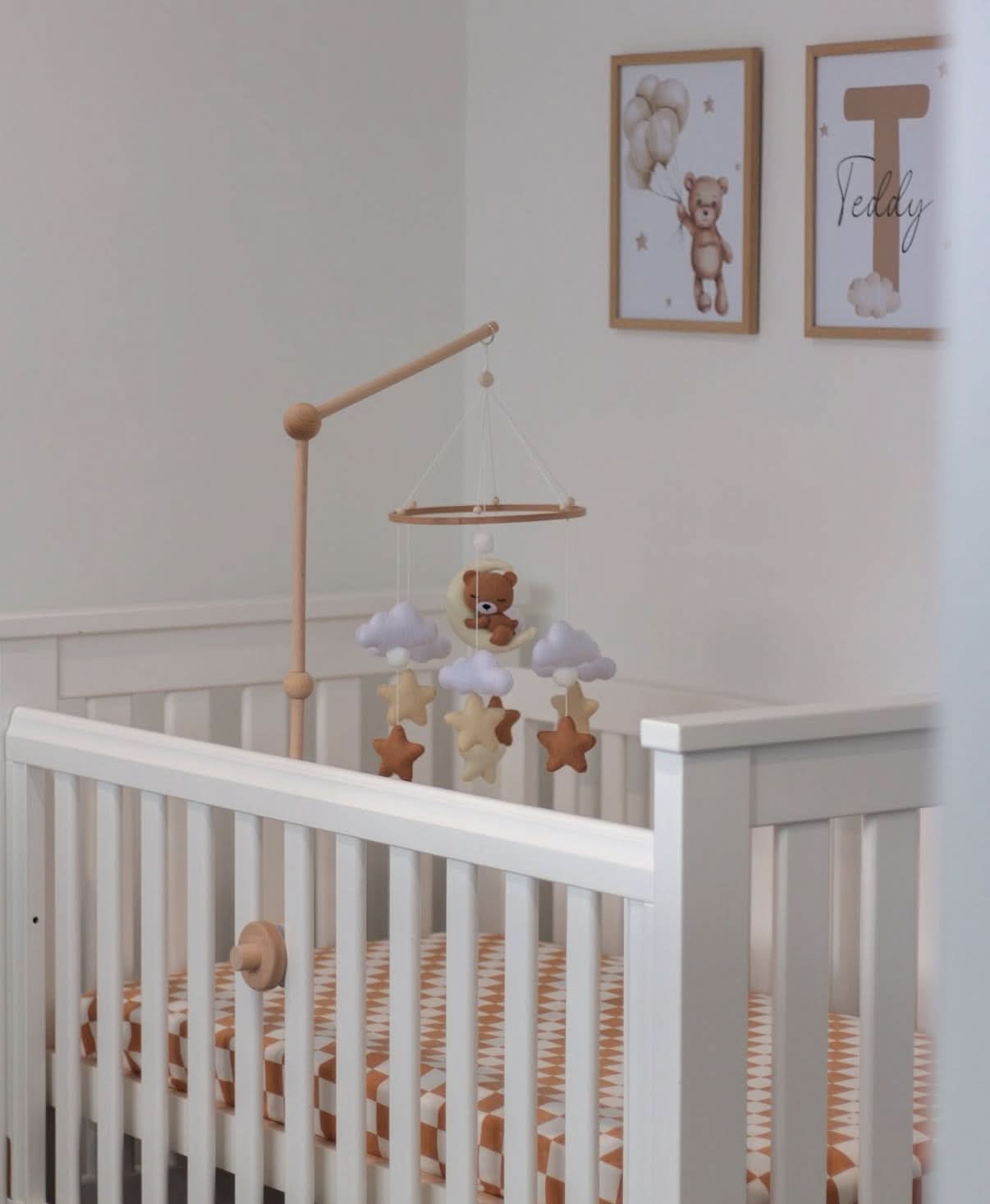 Brown Teddy Nursery Mobile