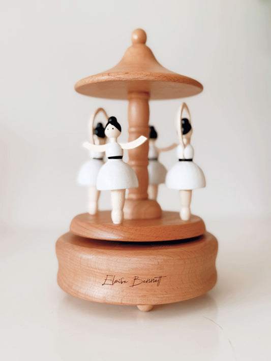 Ballerina Carousel Music Box