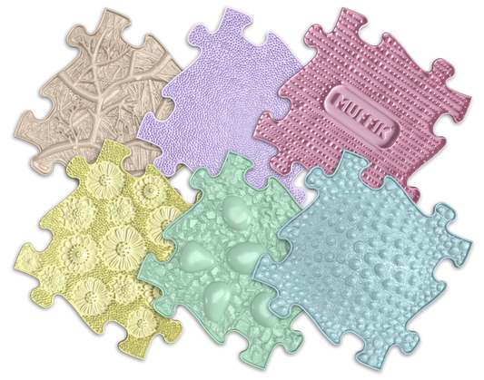 Tots Sensory Playmat Set 2 PASTEL