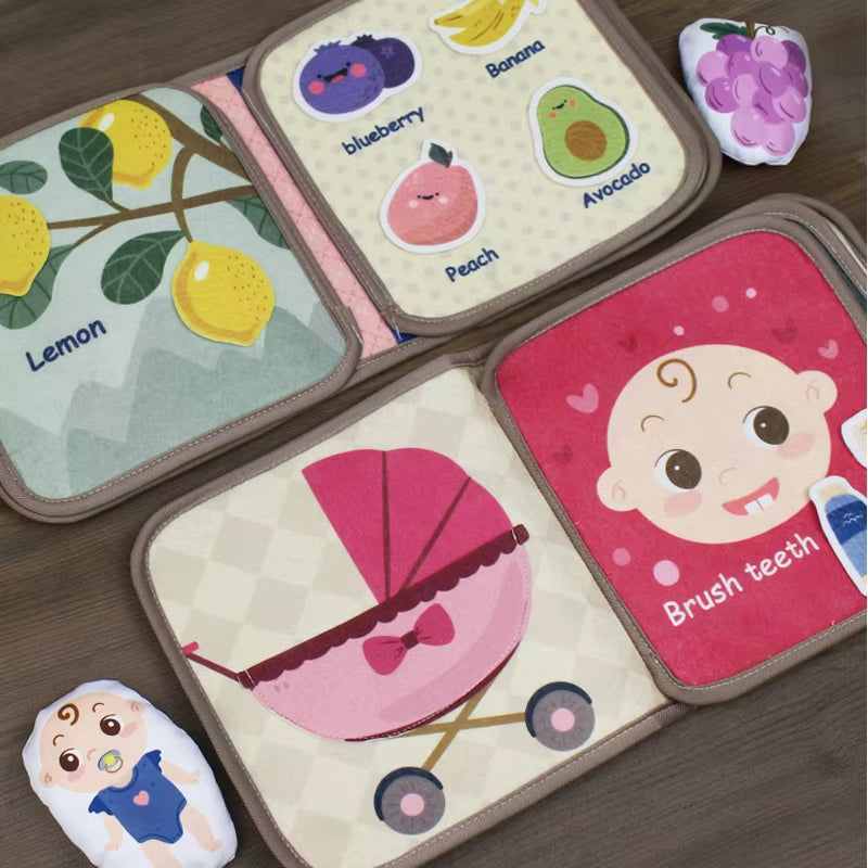 Montessori Busy Book Baby Early Education Book