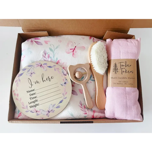 Large Baby Gift Box - Butterfly