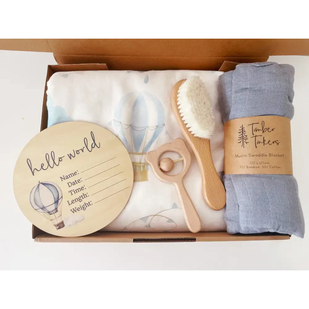 Large Baby Gift Box - Hot Air Balloon