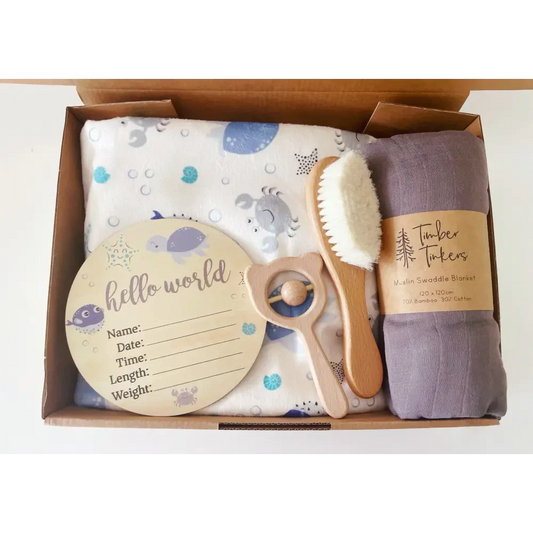 Large Baby Gift Box - Under the sea