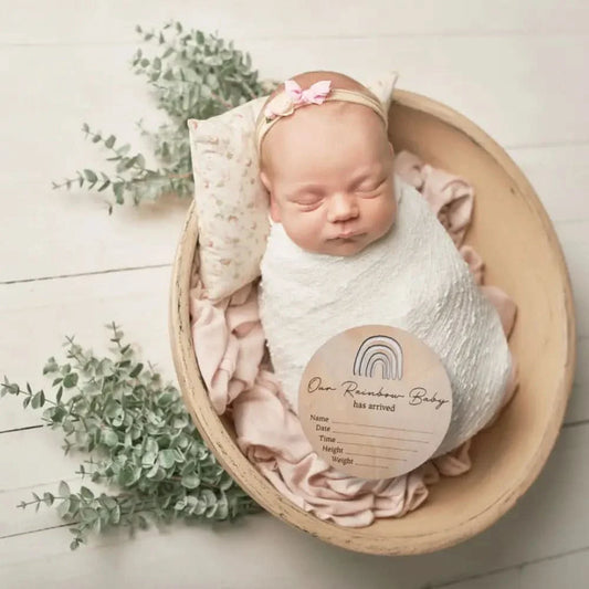 Our Rainbow Baby Birth Disc